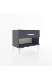 Arges Komodin Tek Çekmeceli 60x30x48 Antrasit-Antrasit