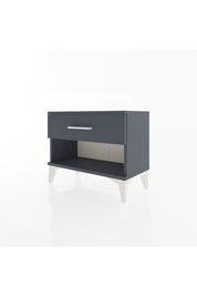 Arges Komodin Tek Çekmeceli 60x30x48 Antrasit-Antrasit