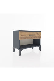 Arges Komodin Tek Çekmeceli 60x30x48 Antrasit-Çam