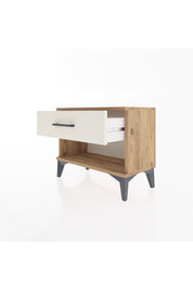 Arges Komodin Tek Çekmeceli 60x30x48 Çam-Aytaşı