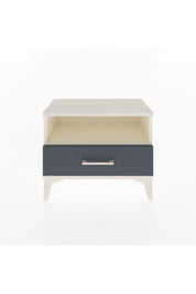 Arges Komodin Tek Raflı Tek Çekmeceli 60x30x48 Aytaşı-Antrasit