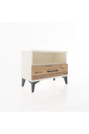 Arges Komodin Tek Raflı Tek Çekmeceli 60x30x48 Aytaşı-Çam