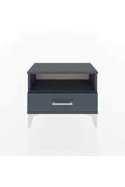 Arges Komodin Tek Raflı Tek Çekmeceli 60x30x48 Antrasit-Antrasit