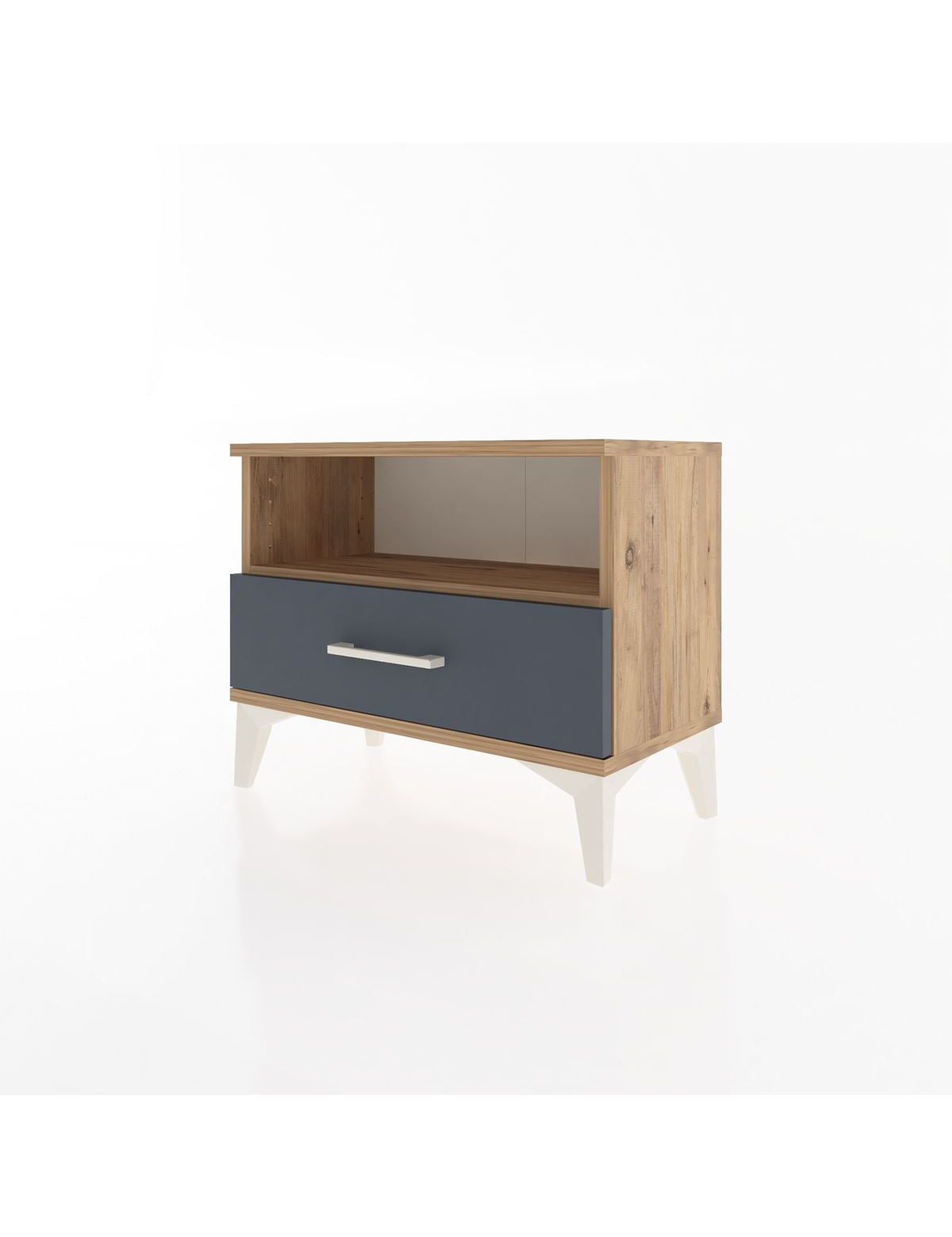 Arges Komodin Tek Raflı Tek Çekmeceli 60x30x48 - S11M004V8A