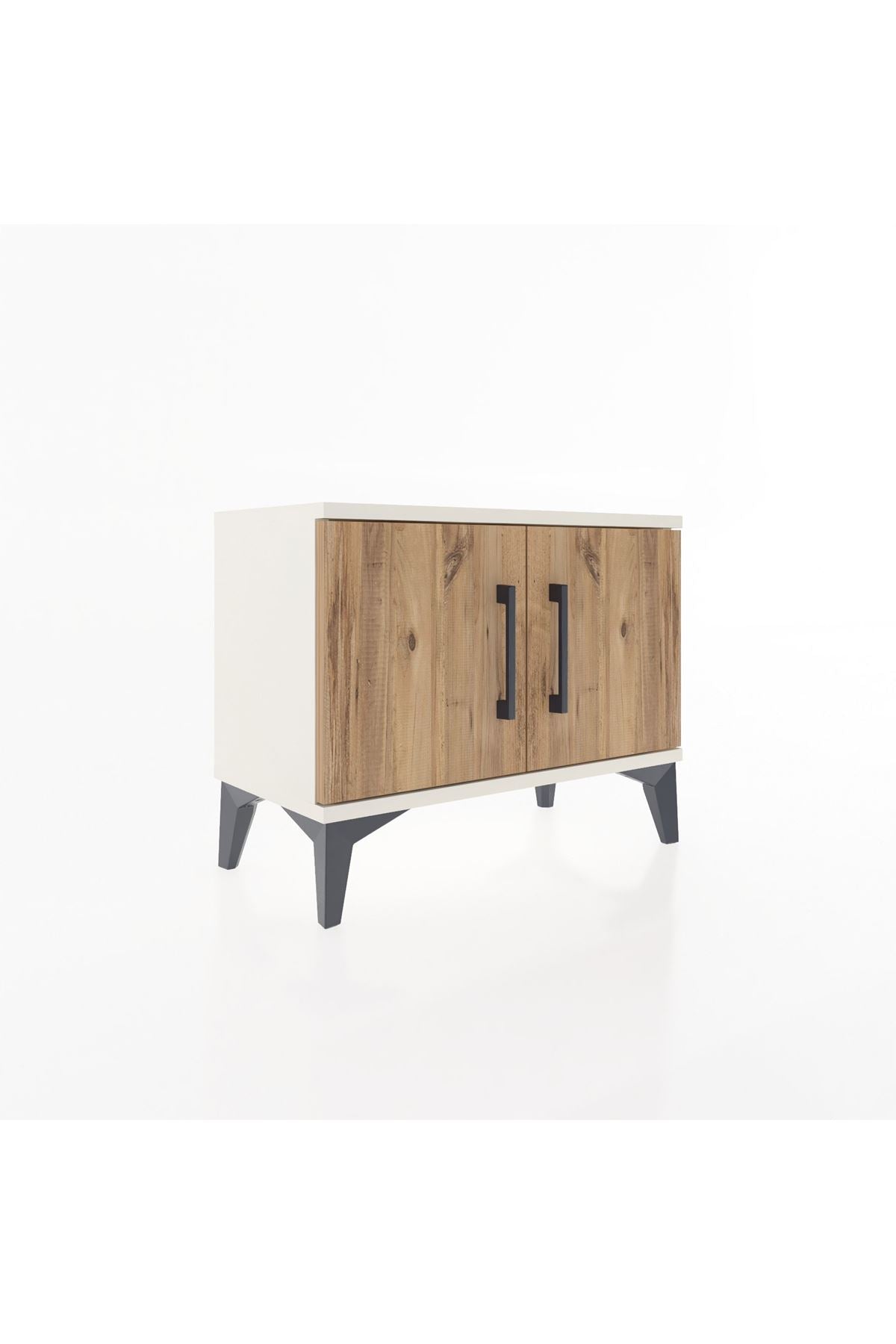 Arges Komodin Tek Raflı 2 Kapaklı 60x30x48 Aytaşı-Çam
