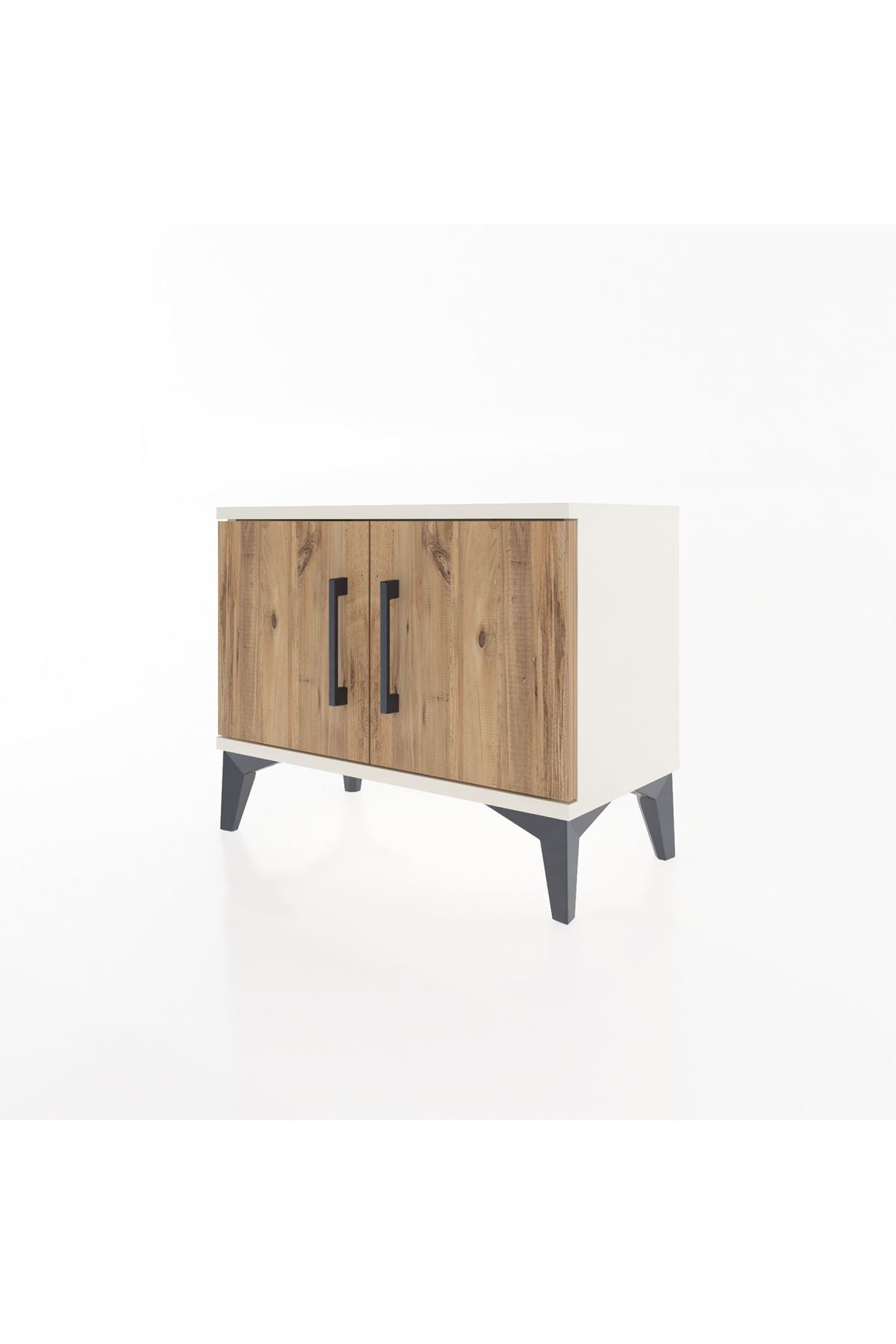 Arges Komodin Tek Raflı 2 Kapaklı 60x30x48 Aytaşı-Çam