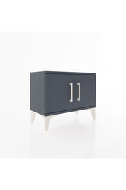 Arges Komodin Tek Raflı 2 Kapaklı 60x30x48 Antrasit-Antrasit