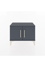 Arges Komodin Tek Raflı 2 Kapaklı 60x30x48 Antrasit-Antrasit