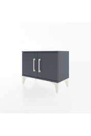 Arges Komodin Tek Raflı 2 Kapaklı 60x30x48 Antrasit-Antrasit