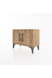 Arges Komodin Tek Raflı 2 Kapaklı 60x30x48 Çam-Çam