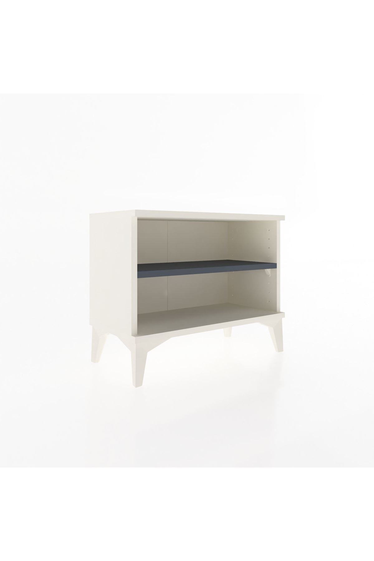 Arges Komodin Tek Raflı 60x30x48 Aytaşı-Antrasit