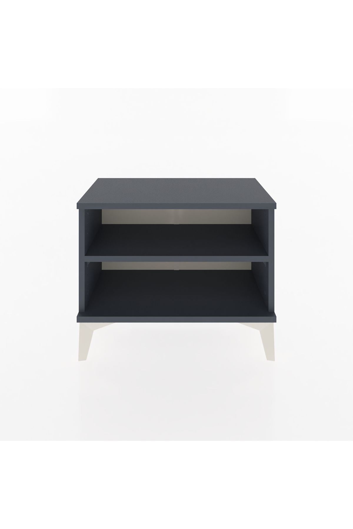 Arges Komodin Tek Raflı 60x30x48 Antrasit-Antrasit