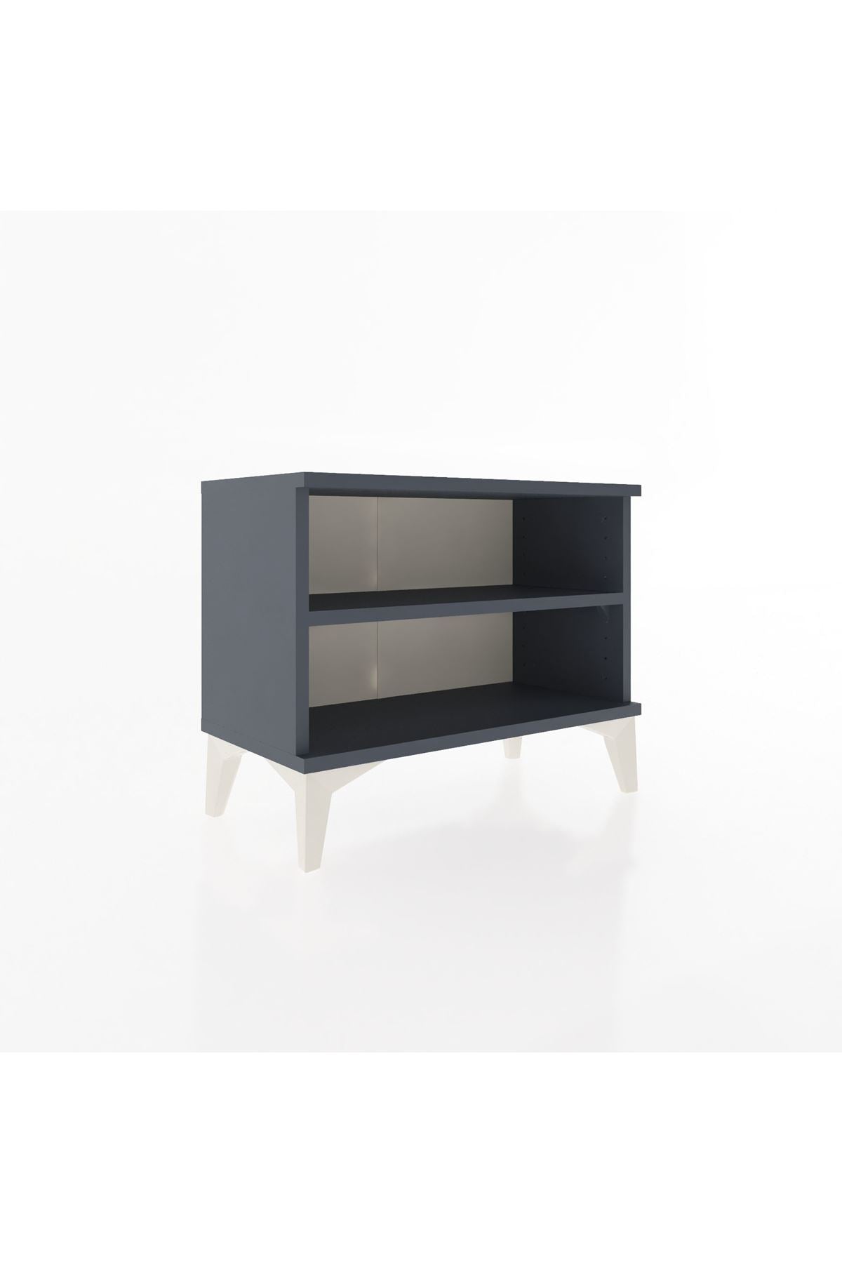 Arges Komodin Tek Raflı 60x30x48 Antrasit-Antrasit