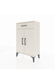 Arges Komodin 2 Raflı Tek Çekmeceli 2 Kapaklı 60x30x96 Aytaşı-Aytaşı