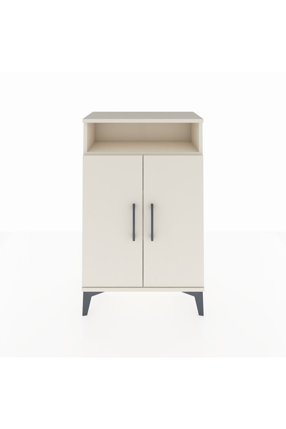 Arges Komodin 3 Raflı 2 Kapaklı 60x30x96 Aytaşı-Aytaşı