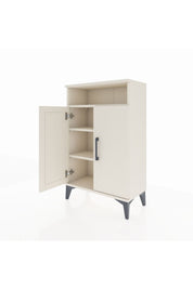 Arges Komodin 3 Raflı 2 Kapaklı 60x30x96 Aytaşı-Aytaşı