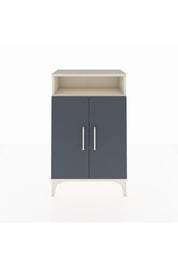 Arges Komodin 3 Raflı 2 Kapaklı 60x30x96 Aytaşı-Antrasit