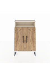 Arges Komodin 3 Raflı 2 Kapaklı 60x30x96 Aytaşı-Çam