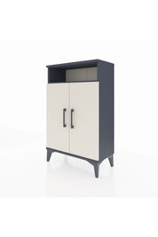 Arges Komodin 3 Raflı 2 Kapaklı 60x30x96 Antrasit-Aytaşı