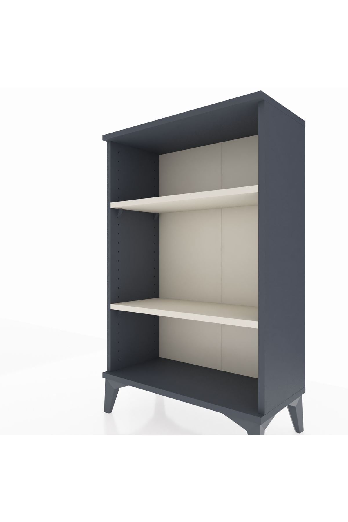 Arges Komodin 2 Raflı 60x30x96 Antrasit-Aytaşı