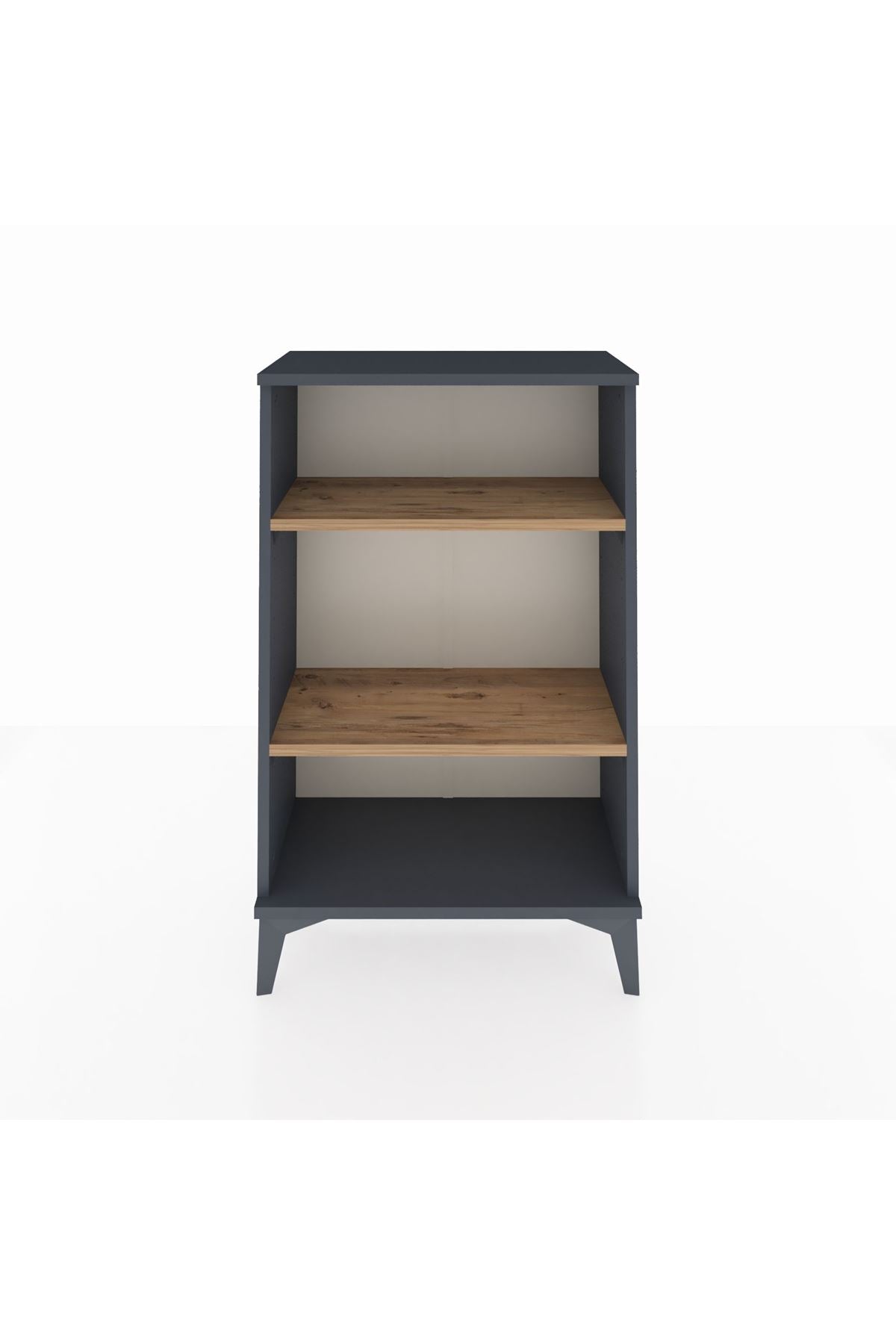 Arges Komodin 2 Raflı 60x30x96 Antrasit-Çam