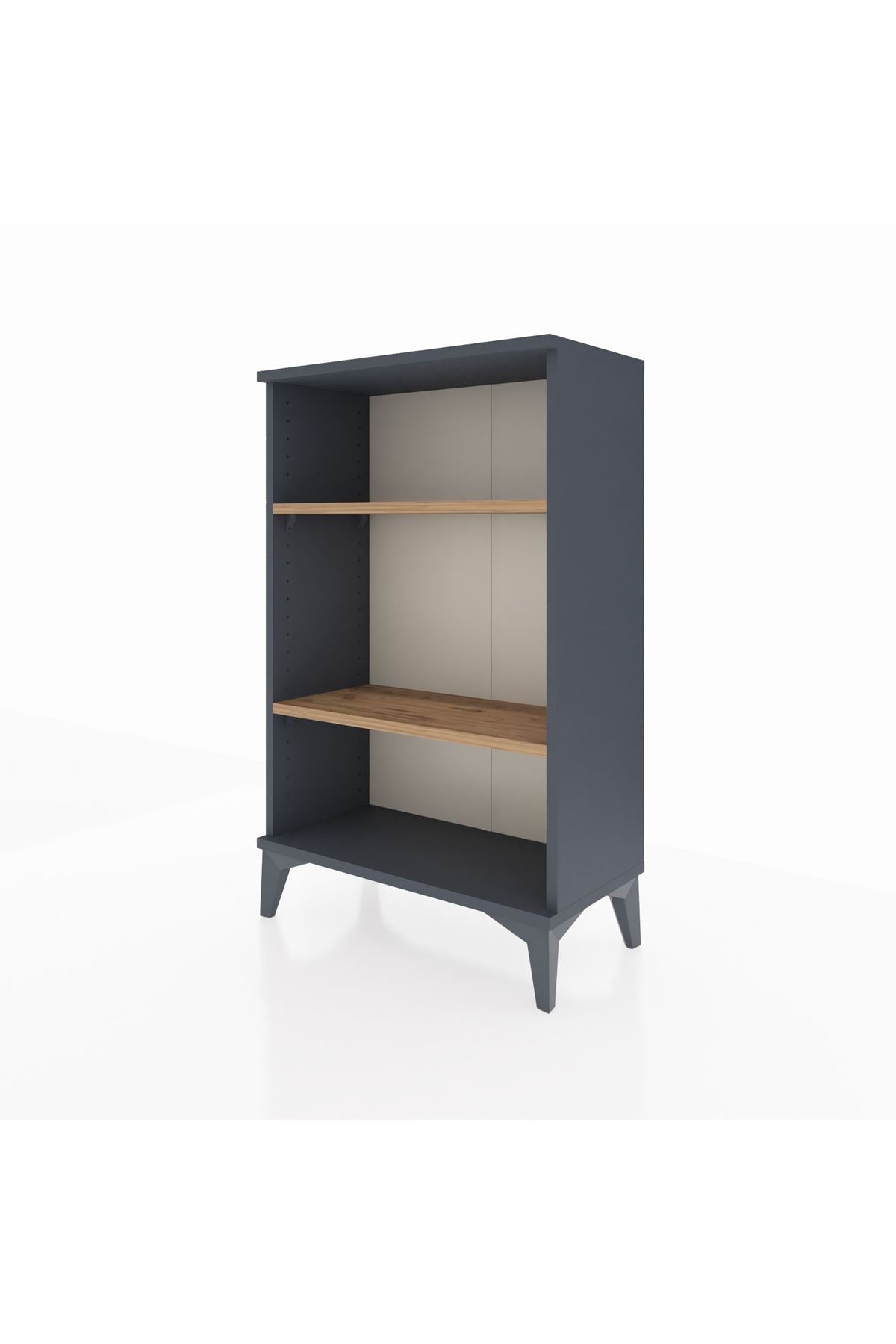 Arges Komodin 2 Raflı 60x30x96 Antrasit-Çam