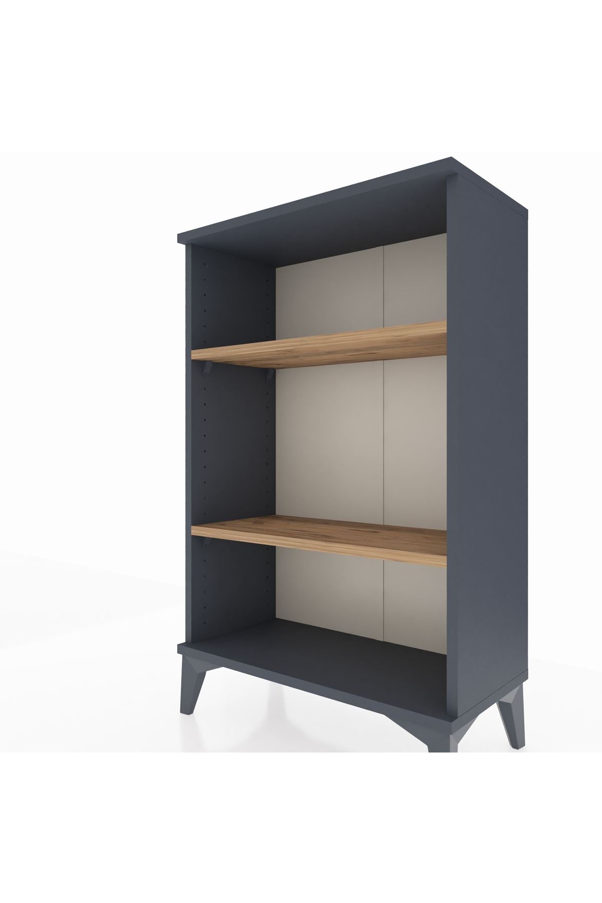 Arges Komodin 2 Raflı 60x30x96 Antrasit-Çam