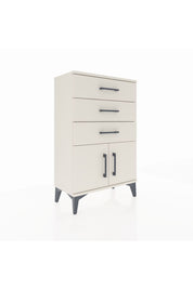 Arges Komodin 3 Çekmeceli 2 Kapaklı 60x30x96 Aytaşı-Aytaşı