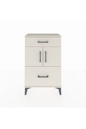 Arges Komodin Tek Raflı 2 Çekmeceli 2 Kapaklı 60x30x96 Aytaşı-Aytaşı