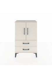 Arges Komodin 2 Raflı 2 Çekmeceli 2 Kapaklı 60x30x96 Aytaşı-Aytaşı