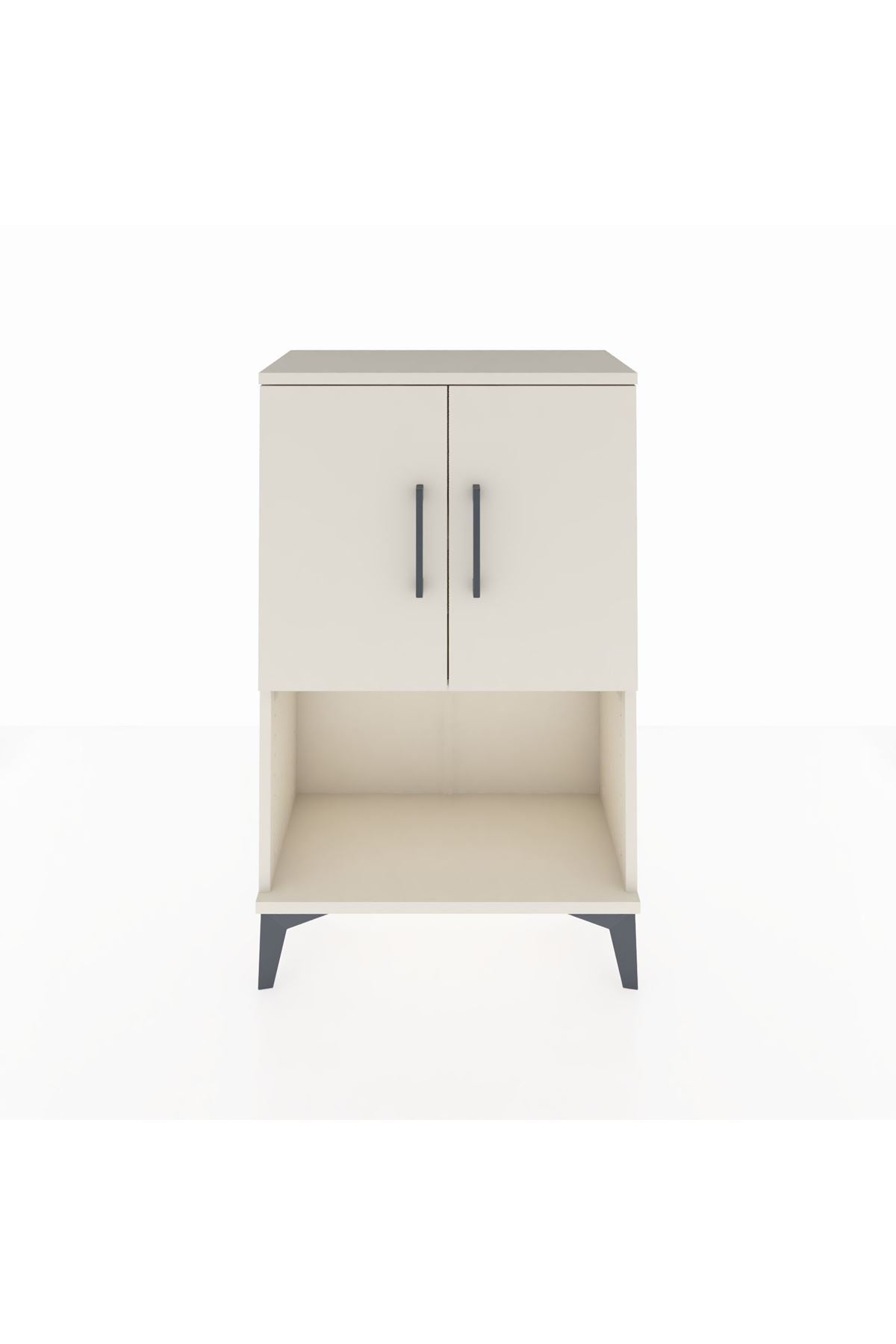Arges Komodin 2 Raflı 2 Kapaklı 60x30x96 Aytaşı-Aytaşı