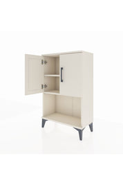 Arges Komodin 2 Raflı 2 Kapaklı 60x30x96 Aytaşı-Aytaşı