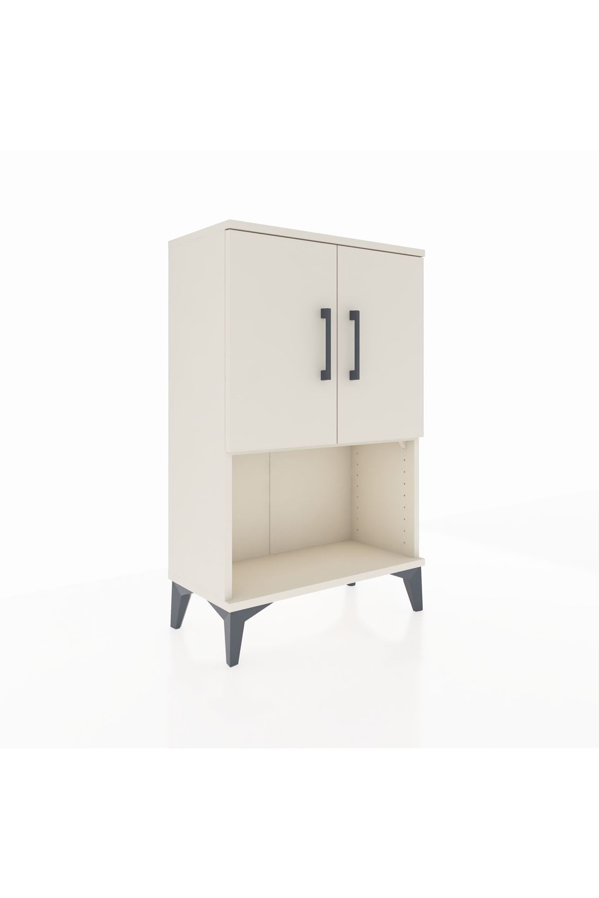 Arges Komodin 2 Raflı 2 Kapaklı 60x30x96 Aytaşı-Aytaşı