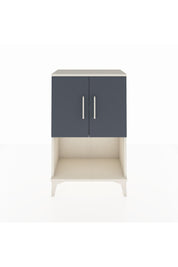 Arges Komodin 2 Raflı 2 Kapaklı 60x30x96 Aytaşı-Antrasit