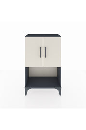 Arges Komodin 2 Raflı 2 Kapaklı 60x30x96 Antrasit-Aytaşı