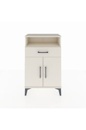 Arges Komodin 2 Raflı Tek Çekmeceli 2 Kapaklı 60x30x96 Aytaşı-Aytaşı