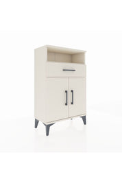 Arges Komodin 2 Raflı Tek Çekmeceli 2 Kapaklı 60x30x96 Aytaşı-Aytaşı