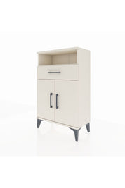 Arges Komodin 2 Raflı Tek Çekmeceli 2 Kapaklı 60x30x96 Aytaşı-Aytaşı