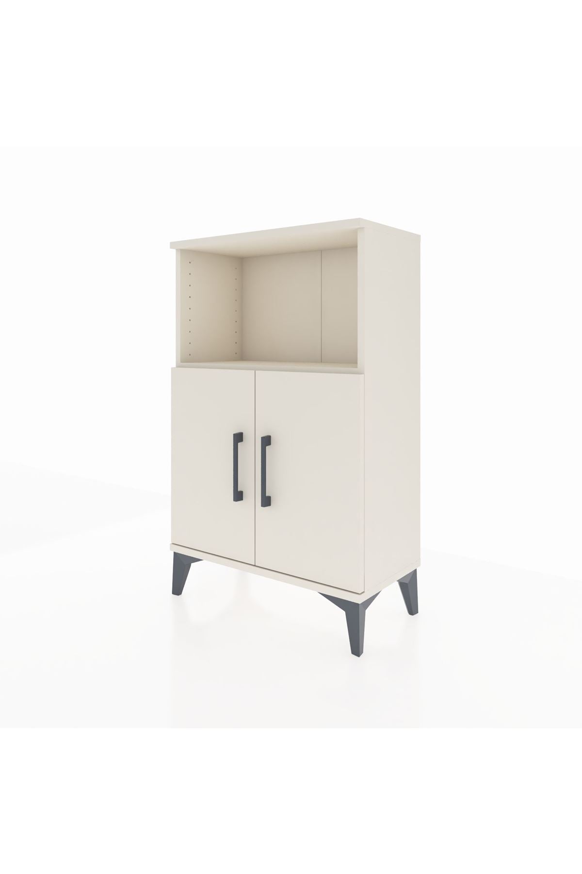 Arges Komodin 2 Raflı 2 Kapaklı 60x30x96 Aytaşı-Aytaşı