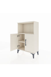 Arges Komodin 2 Raflı 2 Kapaklı 60x30x96 Aytaşı-Aytaşı