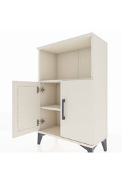 Arges Komodin 2 Raflı 2 Kapaklı 60x30x96 Aytaşı-Aytaşı