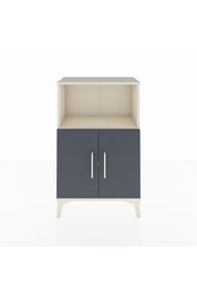 Arges Komodin 2 Raflı 2 Kapaklı 60x30x96 Aytaşı-Antrasit