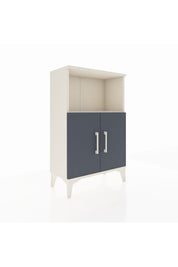 Arges Komodin 2 Raflı 2 Kapaklı 60x30x96 Aytaşı-Antrasit