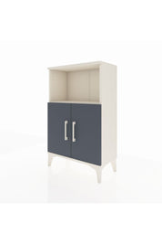 Arges Komodin 2 Raflı 2 Kapaklı 60x30x96 Aytaşı-Antrasit