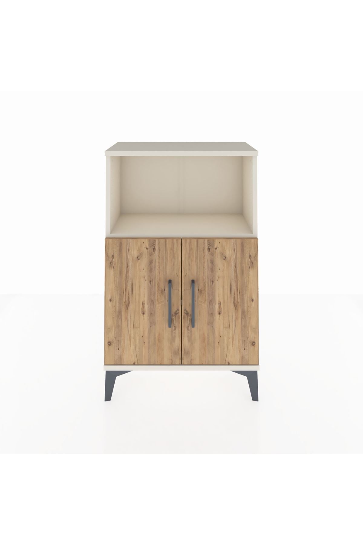 Arges Komodin 2 Raflı 2 Kapaklı 60x30x96 Aytaşı-Çam