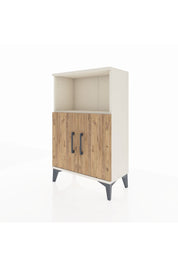 Arges Komodin 2 Raflı 2 Kapaklı 60x30x96 Aytaşı-Çam