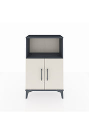 Arges Komodin 2 Raflı 2 Kapaklı 60x30x96 Antrasit-Aytaşı