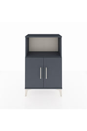 Arges Komodin 2 Raflı 2 Kapaklı 60x30x96 Antrasit-Antrasit