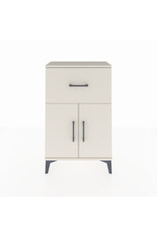 Arges Komodin Tek Raflı Tek Çekmeceli 2 Kapaklı 60x30x96 Aytaşı-Aytaşı