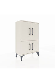 Arges Komodin 2 Raflı 4 Kapaklı 60x30x96 Aytaşı-Aytaşı